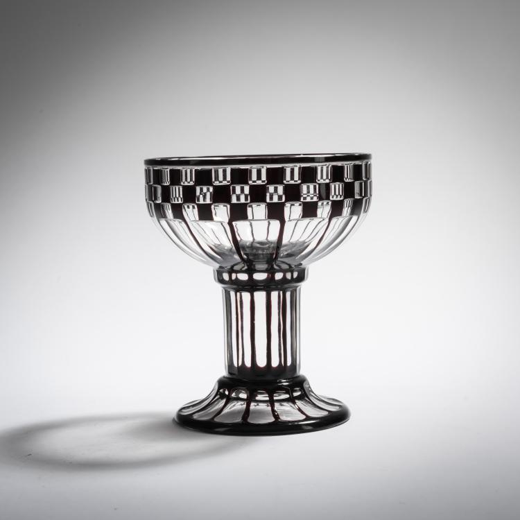 Hauptbild zu Objekt, Goblet, c. 1915, Haida, Glasfachschule (zugeschrieben/attributed), 168A 254