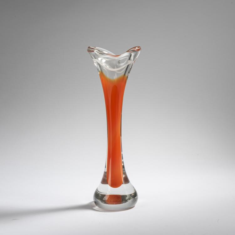 Hauptbild zu Objekt, 'Coquille' vase, 1954, Paul Kedelv, Flygsfors, Schweden, 164B 347