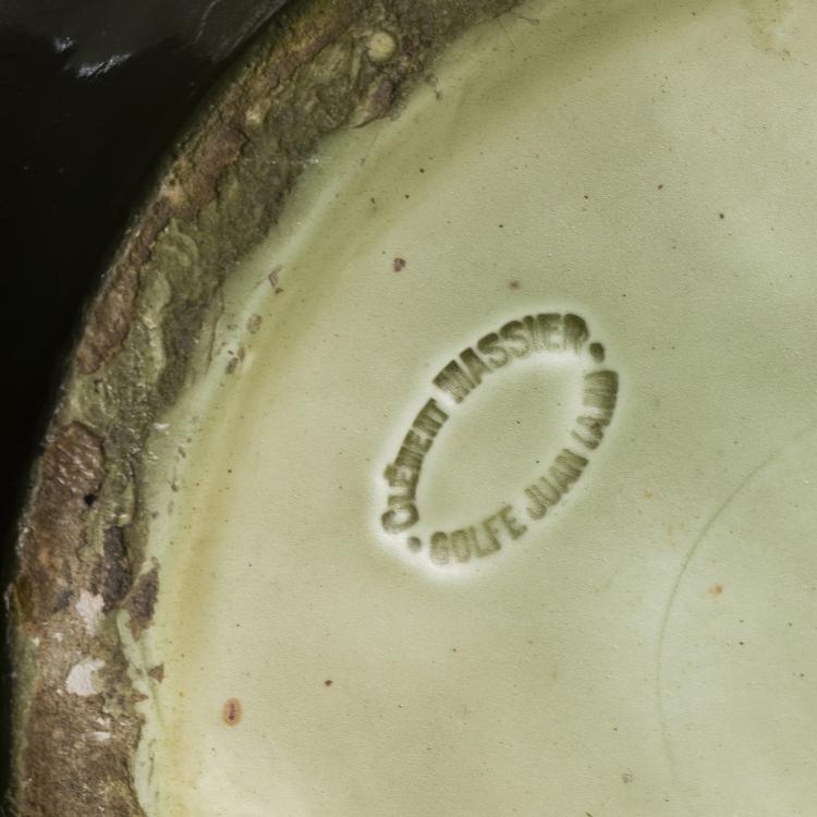 Bild 1 zu Objekt, Umbrella stand 'Plumes de Paon', c. 1890, Cl&eacute;ment Massier, Massier, Cl&eacute;ment, Golfe-Juan, 165C 424