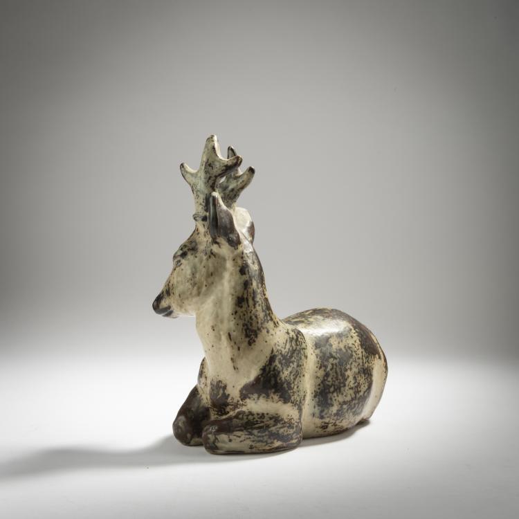 Bild 2 zu Objekt, Lying deer, 1942, Knud Kyhn, Kopenhagen, KPM, 165C 386