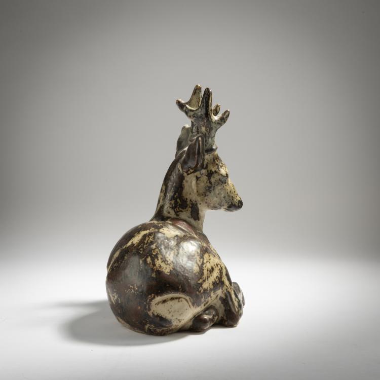 Bild 3 zu Objekt, Lying deer, 1942, Knud Kyhn, Kopenhagen, KPM, 165C 386