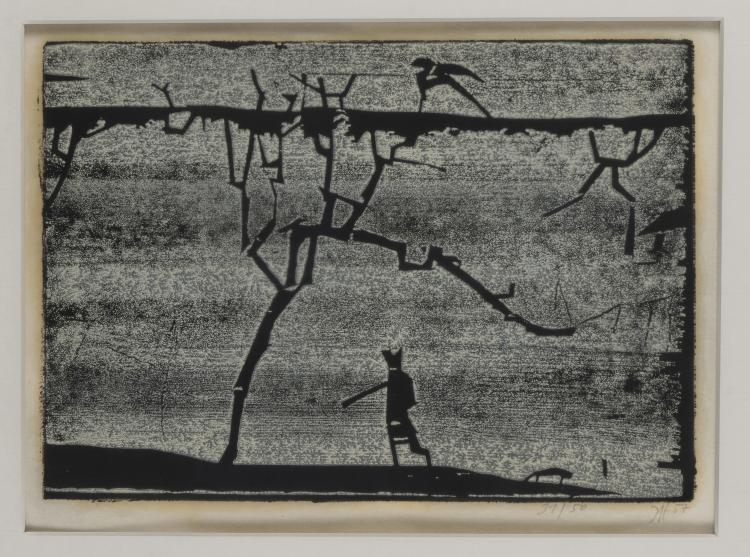 Hauptbild zu Objekt, 'Der Morgen', 1957, Horst Janssen, 163D 599