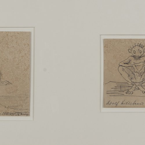 Untitled (2 caricatures), 1895