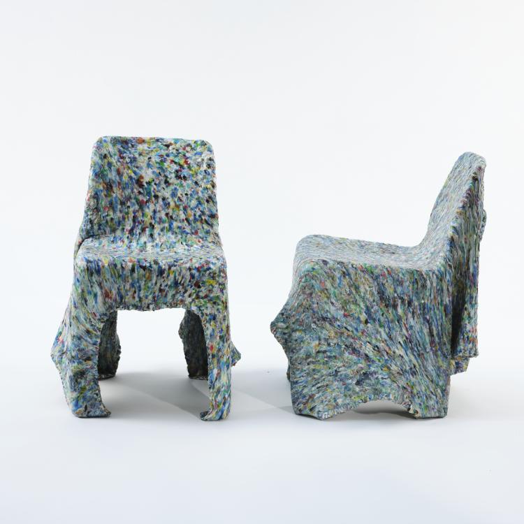 Bild 1 zu Objekt, 2 chairs, 1994, Beata B&auml;r,Hartmut Knell,Gerhard B&auml;r, B&auml;r & Knell, Bad Wimpfen, 163A 134