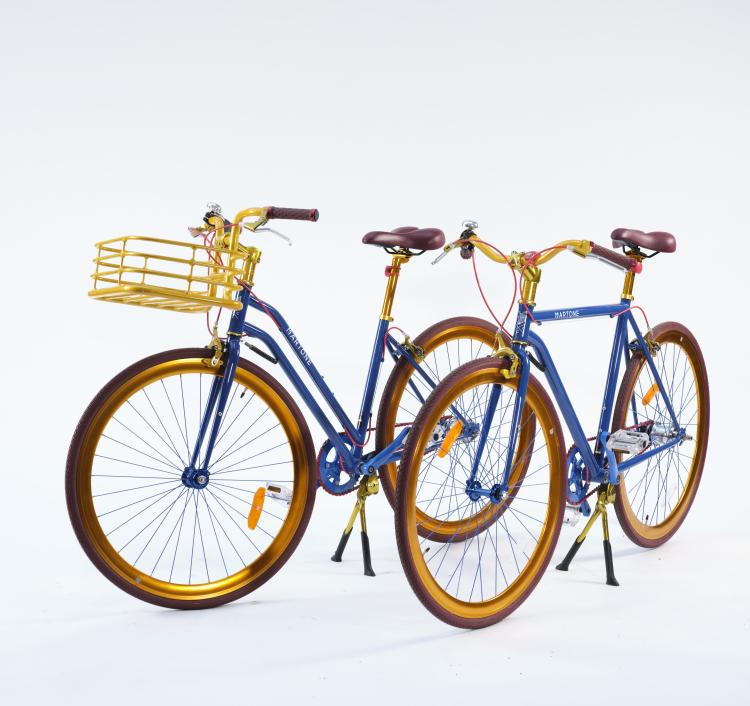 Hauptbild zu Objekt, Damen- und Herrenfahrrad 'Martone', um 2013, Lorenzo Martone, Martone, Meran, 163C 532