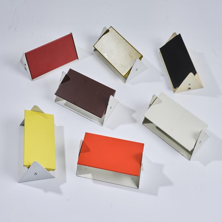 Hauptbild zu Objekt, 7 wall lights, 1960s, Anvia, Almelo, 164B 434