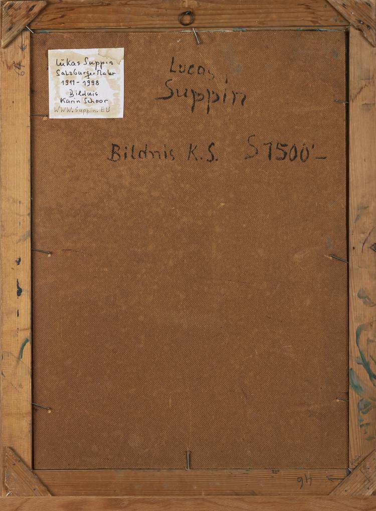 Bild 1 zu Objekt, 'Bildnis Karin Schoor', 1951, Lucas Suppin, 163D 596