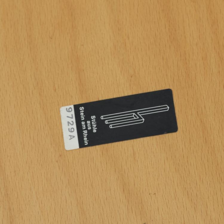 Bild 3 zu Objekt, 'Rotis' table with 4 folding chairs, 1971/72, Otl Aicher, Dietiker AG, Stein am Rhein (zugeschrieben), 163A 104