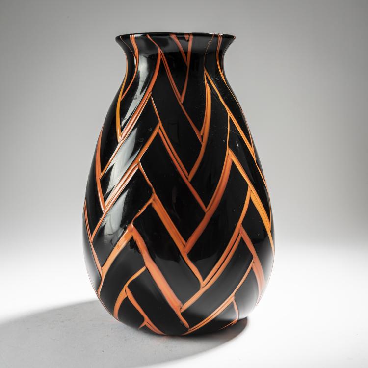 Hauptbild zu Objekt, Vase 'A spina', um 1980, Ercole Barovier, Barovier & Toso, Murano, 164C 650