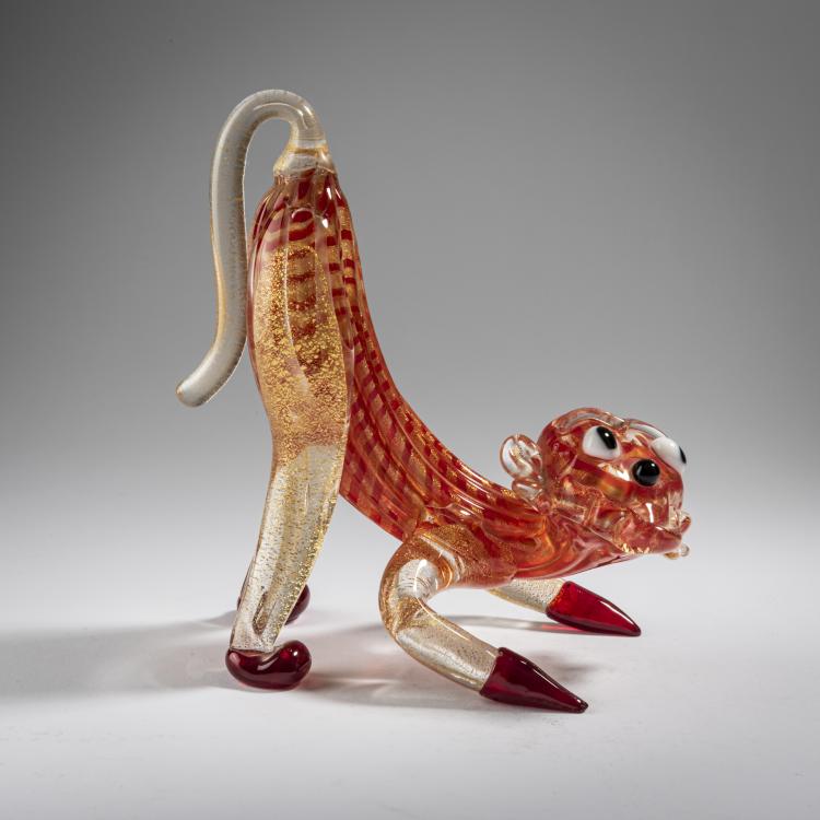 Hauptbild zu Objekt, Monkey,1929, Ercole Barovier, Barovier & C., Vetreria artistica, Murano, 164C 515