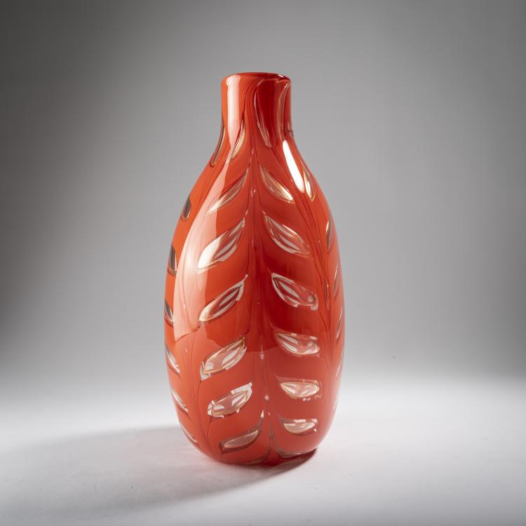 Bild 2 zu Objekt, Vase 'Graffito rosso', 1969, Ercole Barovier, Barovier & Toso, Murano, 164C 643
