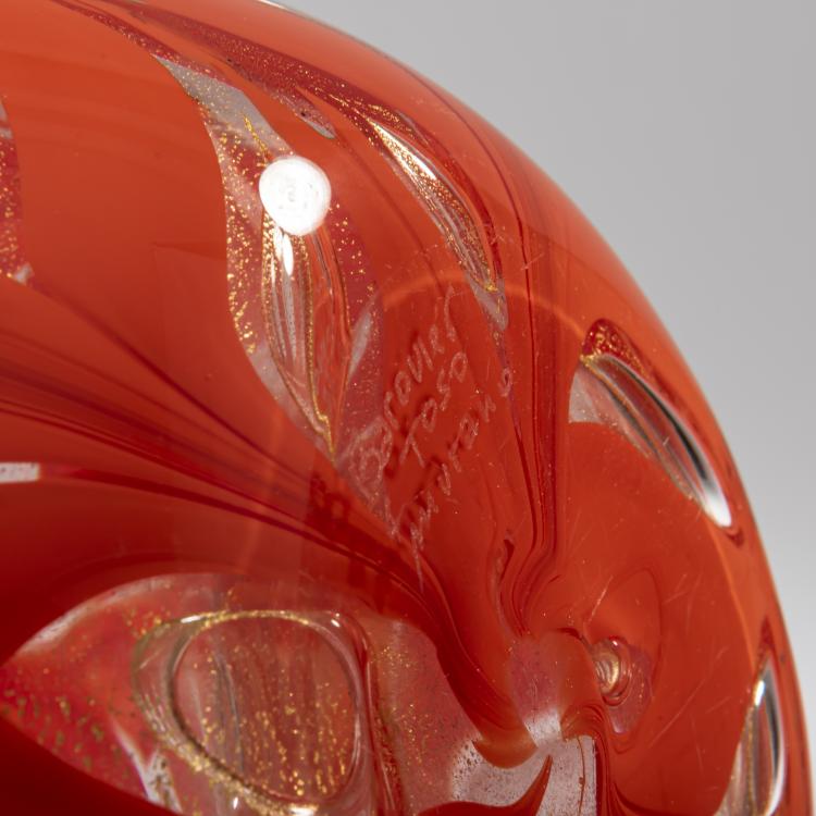 Bild 4 zu Objekt, Vase 'Graffito rosso', 1969, Ercole Barovier, Barovier & Toso, Murano, 164C 643