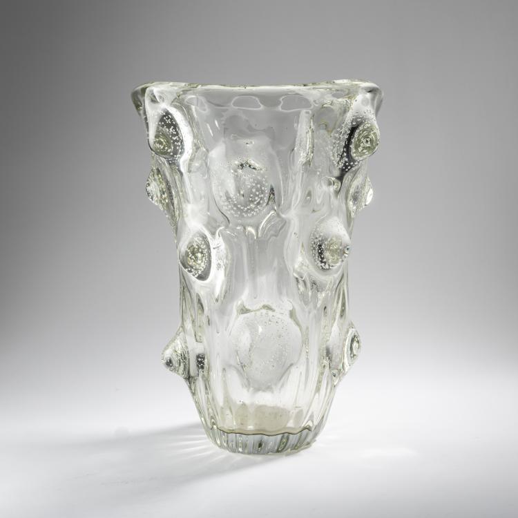 Bild 1 zu Objekt, 'Mugnoni' vase, 1938, Ercole Barovier, Barovier & Toso, Murano, 164C 527