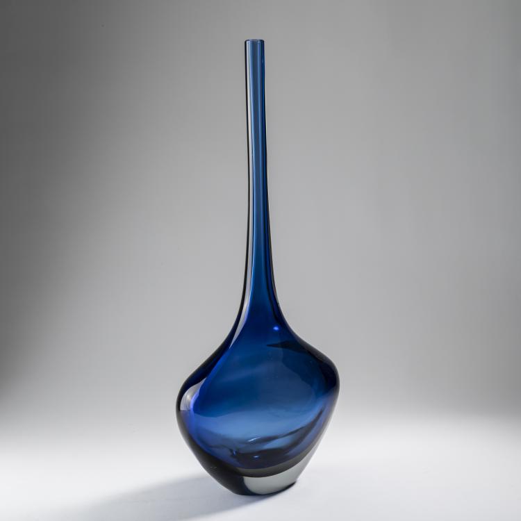 Bild 1 zu Objekt, 'Sommerso' vase, c. 1962, Flavio Poli, Seguso Vetri d'Arte, Murano, 164C 665