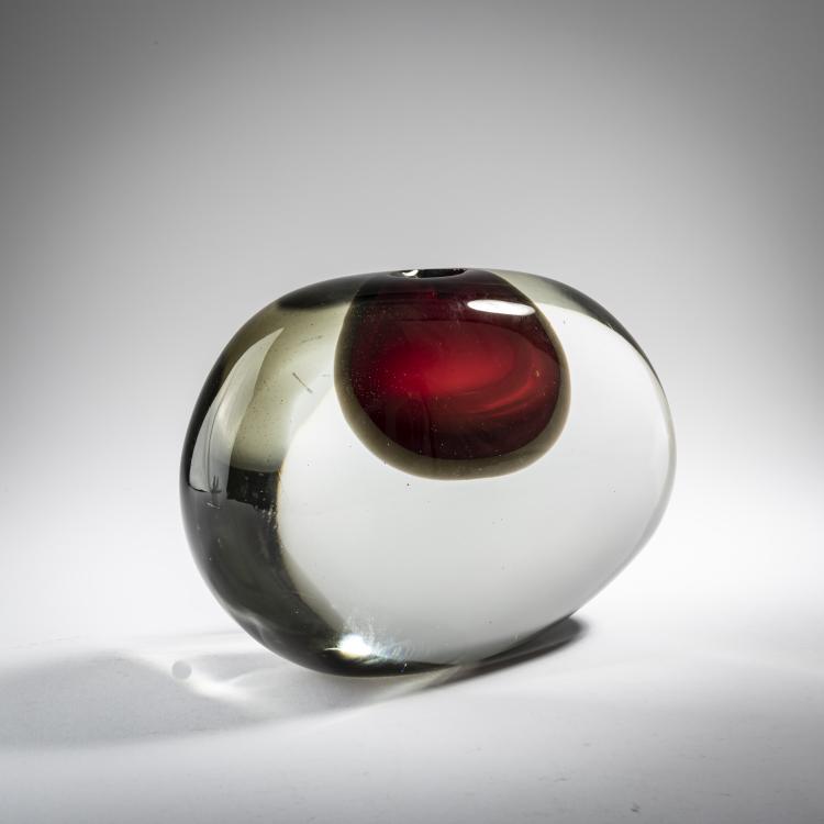 Bild 1 zu Objekt, 'Sasso sommerso' vase, 1962, Alfredo Barbini, Barbini, Alfredo, Murano, 164C 703