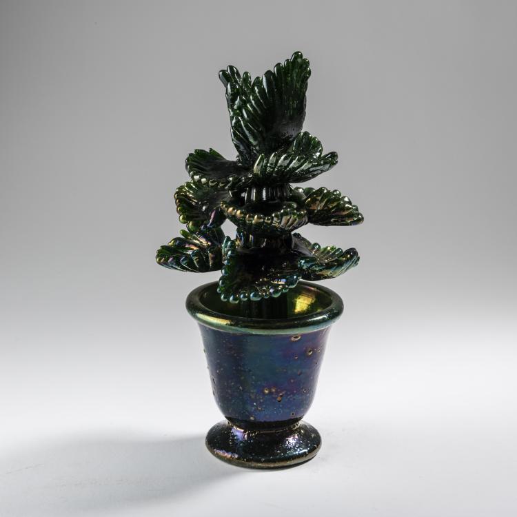 Hauptbild zu Objekt, 'Pianta grassa' table decoration, 1939, Flavio Poli, Seguso Vetri d'Arte, Murano, 164C 532