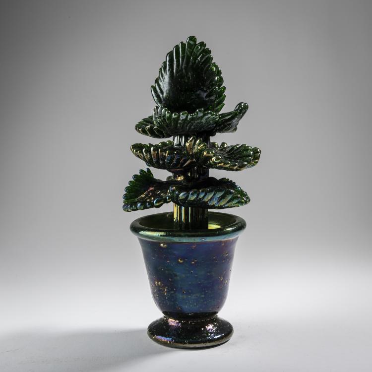 Bild 1 zu Objekt, 'Pianta grassa' table decoration, 1939, Flavio Poli, Seguso Vetri d'Arte, Murano, 164C 532