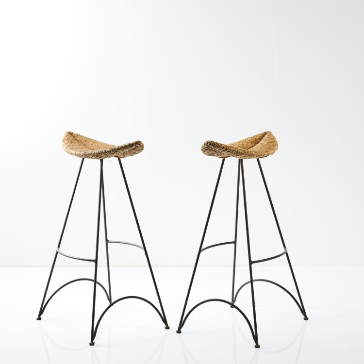 Bild 1 zu Objekt, Zwei Barhocker 'Banana', 1992, Tom Dixon, Cappellini, Mailand, 163C 568