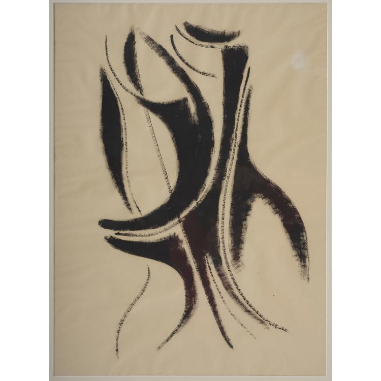 Bild 1 zu Objekt, Untitled (2 abstract compositions), 1956, Heinrich Maria Davringhausen, 163D 598