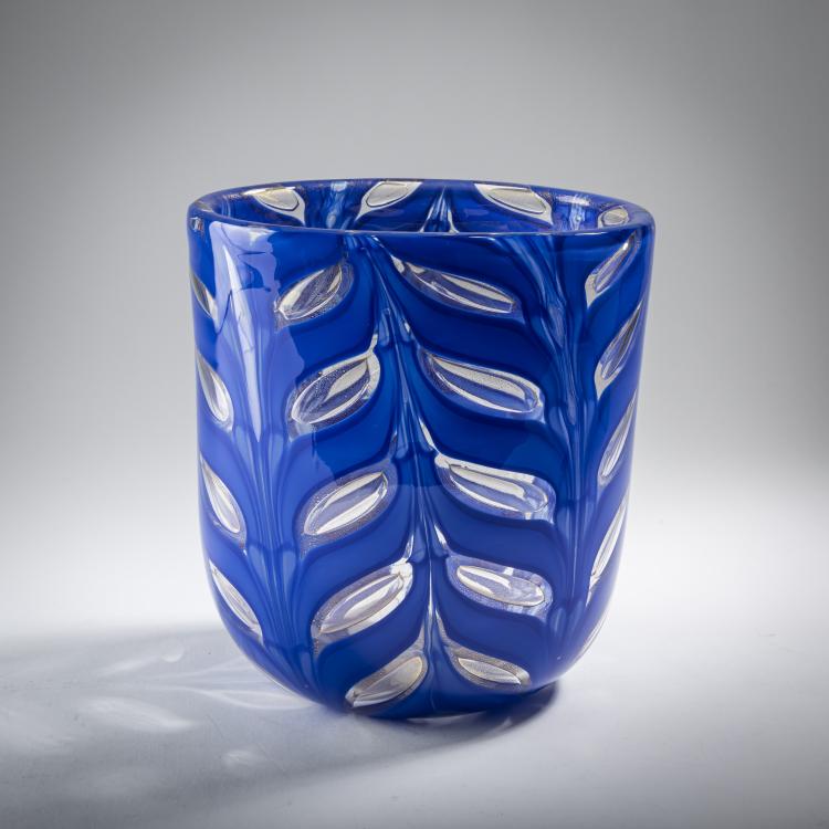 Hauptbild zu Objekt, Vase 'Graffito blu', 1969, Ercole Barovier, Barovier & Toso, Murano, 164C 644