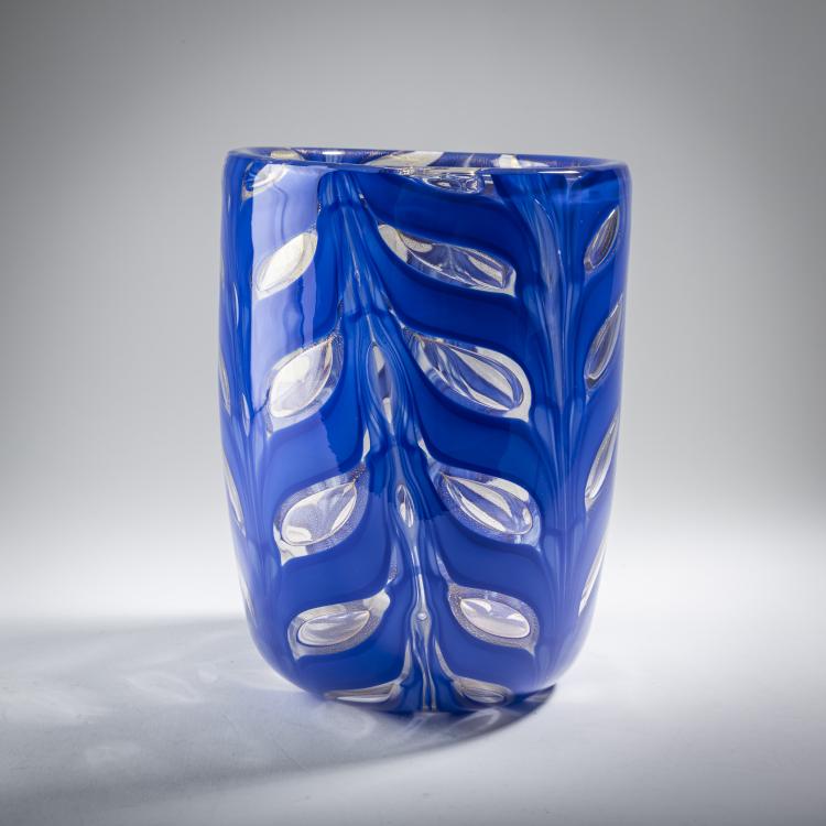 Bild 2 zu Objekt, Vase 'Graffito blu', 1969, Ercole Barovier, Barovier & Toso, Murano, 164C 644