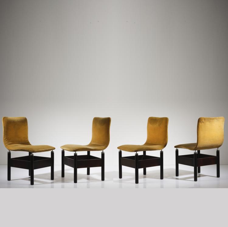 Hauptbild zu Objekt, 4 'Chelsea' chairs, 1966, Vittorio Introini, Saporiti, Mailand, 163C 316