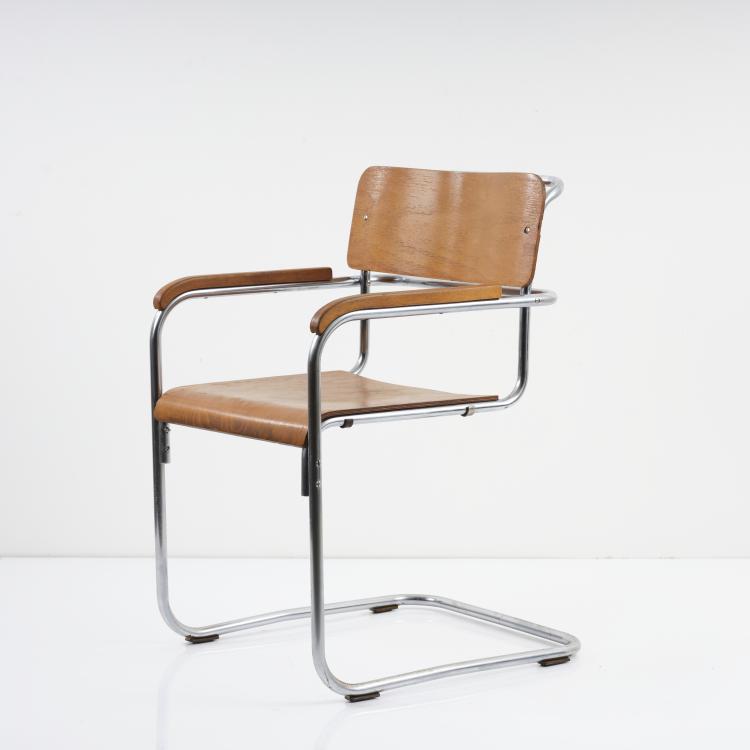 Hauptbild zu Objekt, 'S 34' armchair, 1927, Mart Stam, M&uuml;cke-Melder, Frystat, 163A 39