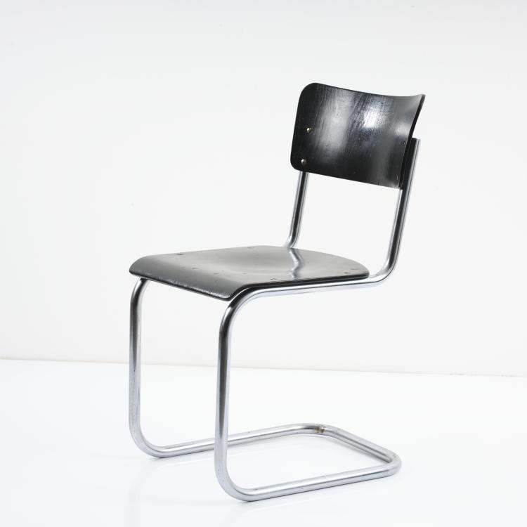 Hauptbild zu Objekt, Chair 'B 43/1', 1935, Mart Stam, Thonet, Frankenberg, 163A 29
