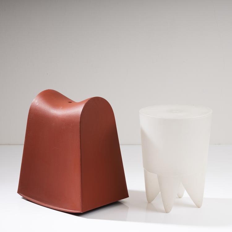 Hauptbild zu Objekt, 'Dadada' rocking stool, 1993 and 'Bubu 1er' stool, 1991, Philippe Starck, XO, Brie-Comte-Robert, 163C 432