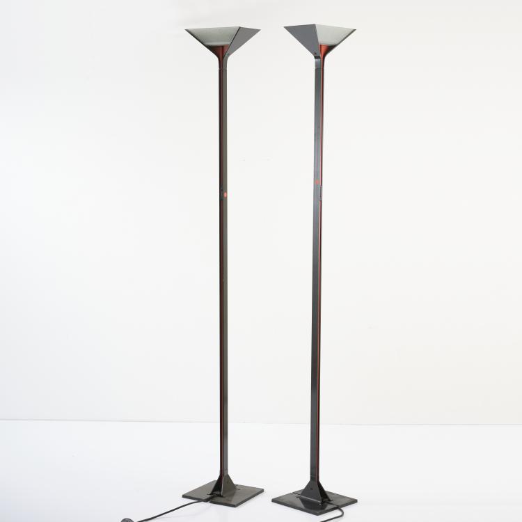 Hauptbild zu Objekt, 2 'Papillona' floor lamps, 1975, Tobia Scarpa, Flos, Brescia, 164A 234