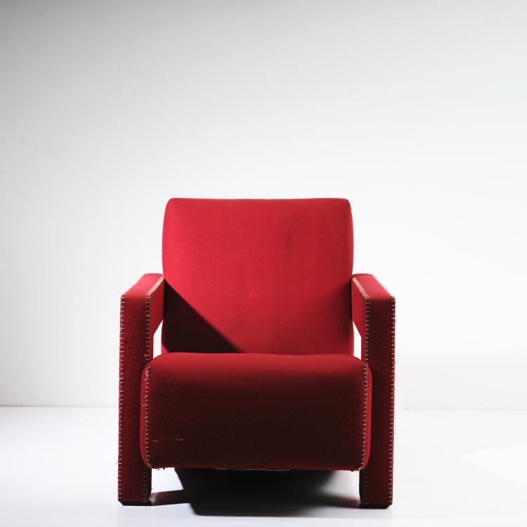 Bild 1 zu Objekt, Armlehnsessel 'Utrecht', 1936/37, Gerrit Rietveld, Cassina, Mailand, 163C 270