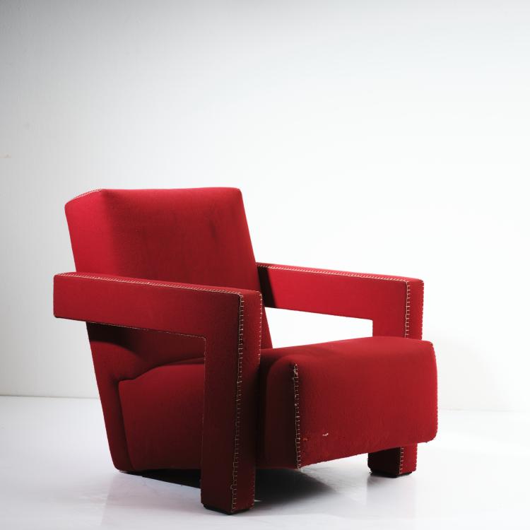Bild 3 zu Objekt, Armlehnsessel 'Utrecht', 1936/37, Gerrit Rietveld, Cassina, Mailand, 163C 270