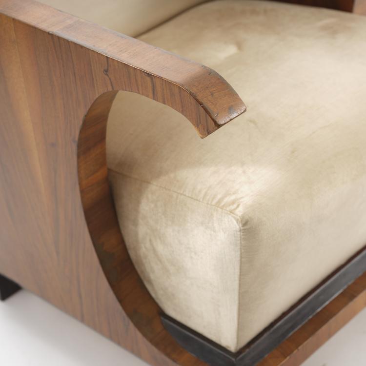 Bild 4 zu Objekt, 2 armchairs with stools, 1930s, Italien, 164A 2