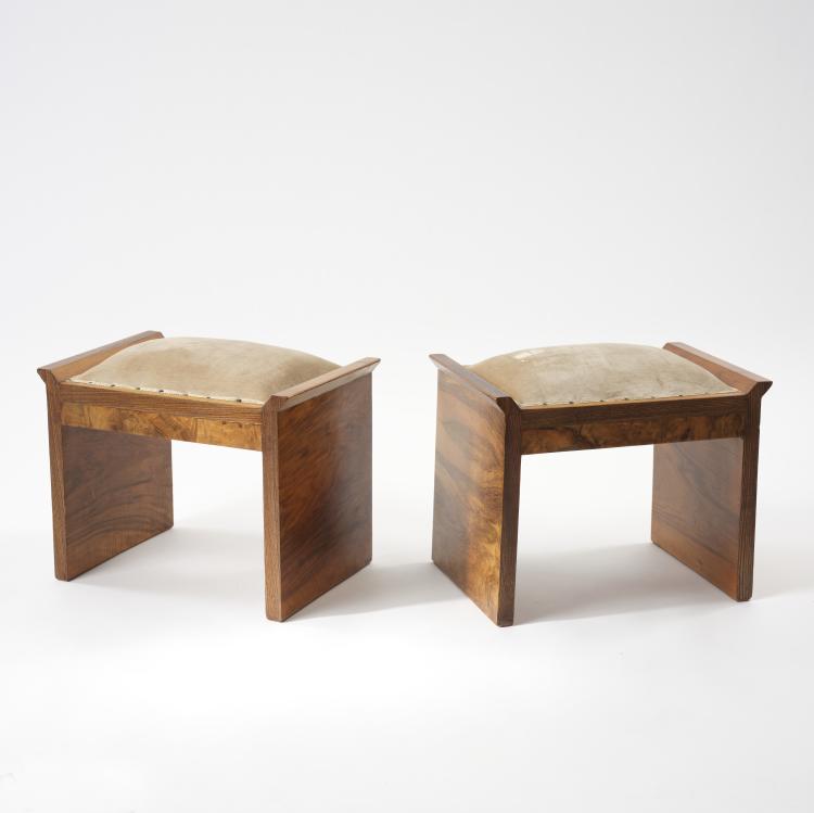 Bild 8 zu Objekt, 2 armchairs with stools, 1930s, Italien, 164A 2