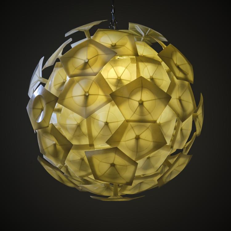 Bild 1 zu Objekt, 'Philharmonie I' ceiling light, 1959, G&uuml;nter Ssymmank, Deutschland, 163A 81