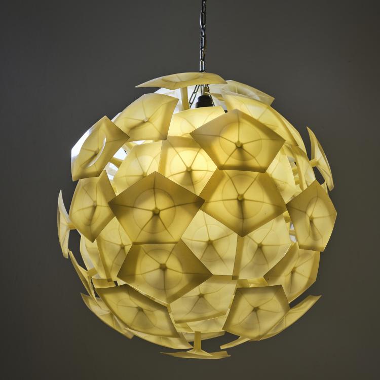 Bild 2 zu Objekt, 'Philharmonie I' ceiling light, 1959, G&uuml;nter Ssymmank, Deutschland, 163A 81