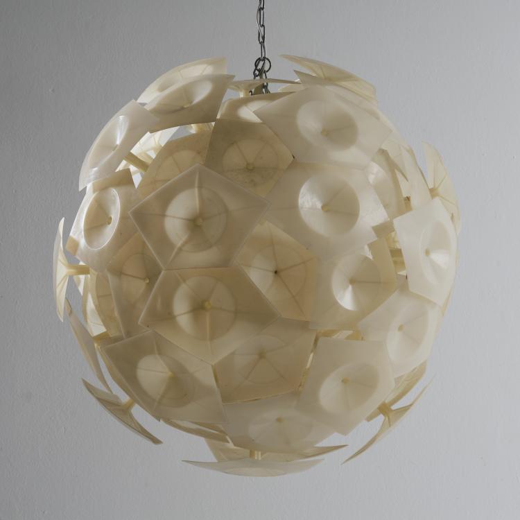 Bild 4 zu Objekt, 'Philharmonie I' ceiling light, 1959, G&uuml;nter Ssymmank, Deutschland, 163A 81