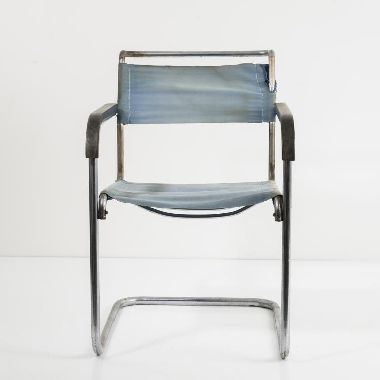 Bild 6 zu Objekt, Armlehnstuhl 'S 32', um 1930, Marcel Breuer,Mart Stam, Thonet, Frankenberg, 163A 8