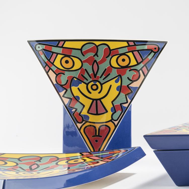 Bild 2 zu Objekt, Set 'Spirit of Art-Edition No. 2, New York-TriBeCa', 1992, Keith Haring (after), Villeroy & Boch, 163D 701