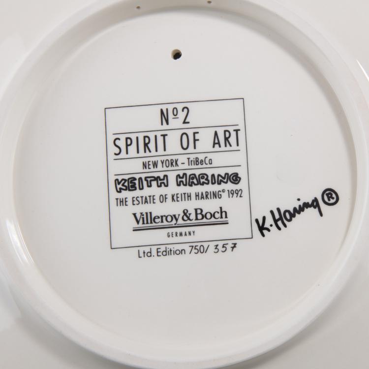 Bild 5 zu Objekt, Set 'Spirit of Art-Edition No. 2, New York-TriBeCa', 1992, Keith Haring (after), Villeroy & Boch, 163D 701