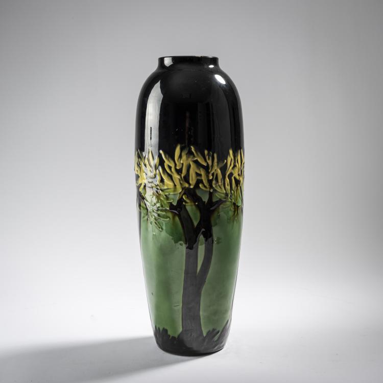 Hauptbild zu Objekt, Vase 'B&auml;ume', 1897, Max Laeuger, Laeuger, Max, Kandern, 165C 431