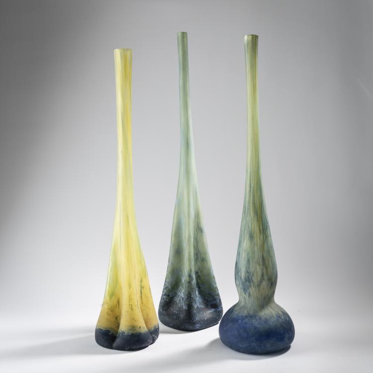 Hauptbild zu Objekt, Drei Berluzen, um 1910, Daum Fr&egrave;res, Nancy, 165B 114