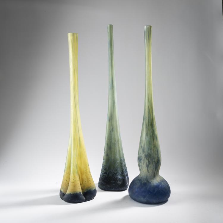 Bild 1 zu Objekt, Drei Berluzen, um 1910, Daum Fr&egrave;res, Nancy, 165B 114