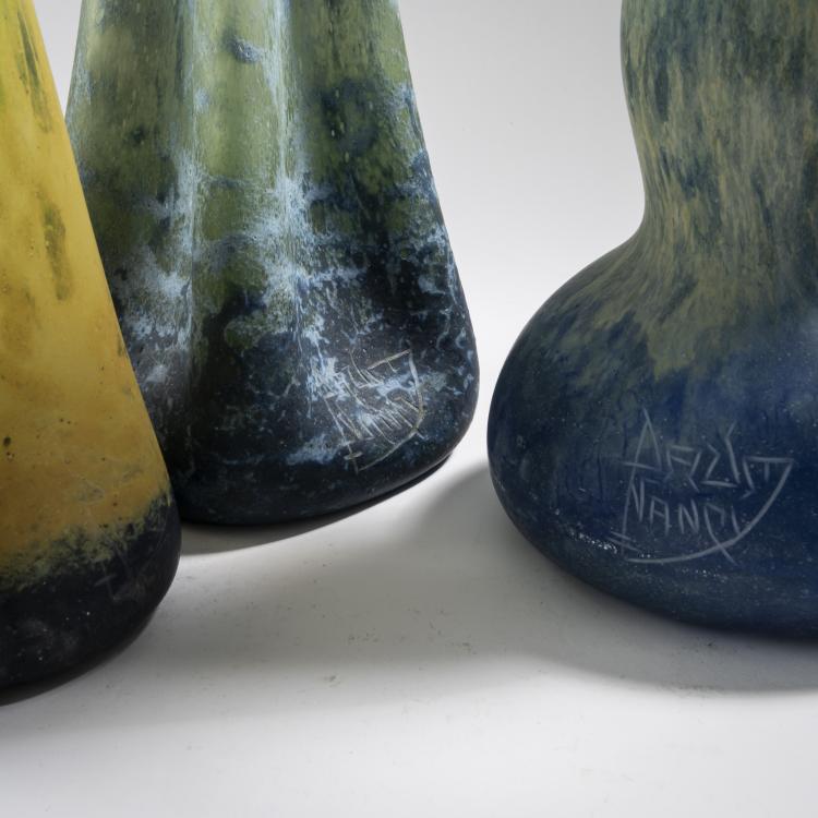 Bild 2 zu Objekt, Drei Berluzen, um 1910, Daum Fr&egrave;res, Nancy, 165B 114