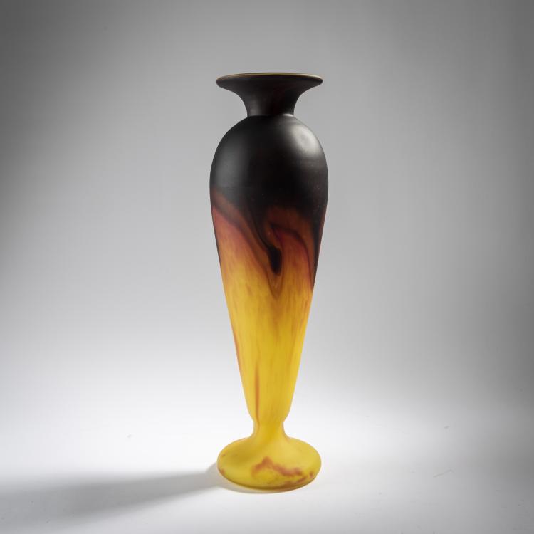 Hauptbild zu Objekt, Hohe Vase, 1918-22, Schneider, Epinay-sur-Seine, 165B 197