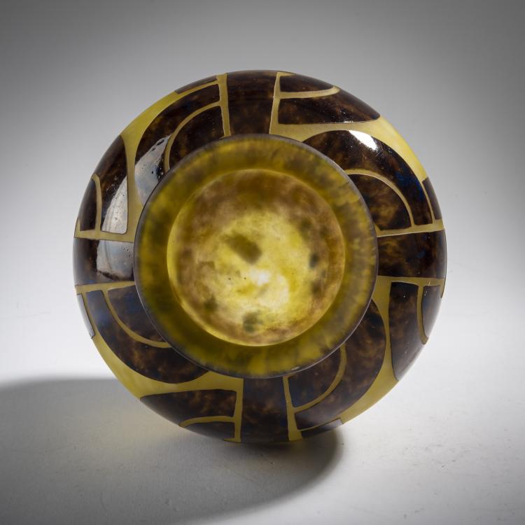 Bild 2 zu Objekt, Vase 'D&eacute;cor non r&eacute;f.', 1928-30, Schneider, Epinay-sur-Seine, 165B 224