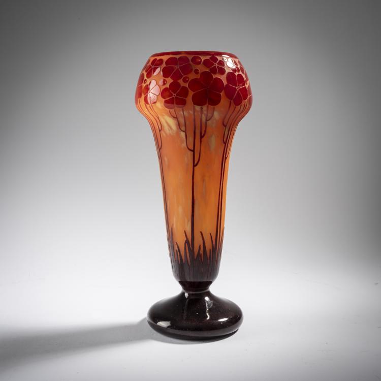 Hauptbild zu Objekt, Vase 'Cardamines', 1924-27, Schneider, Epinay-sur-Seine, 165B 214