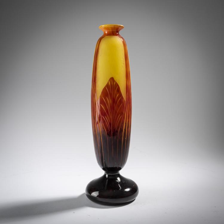 Hauptbild zu Objekt, Vase 'Feuilles de Tabac', 1922-23, Schneider, Epinay-sur-Seine, 165B 209