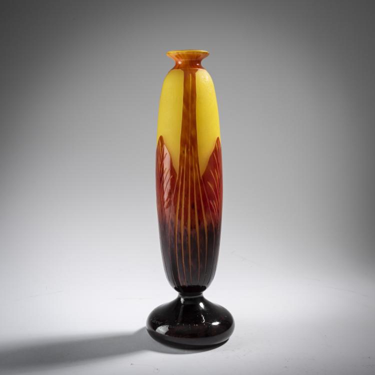 Bild 1 zu Objekt, Vase 'Feuilles de Tabac', 1922-23, Schneider, Epinay-sur-Seine, 165B 209