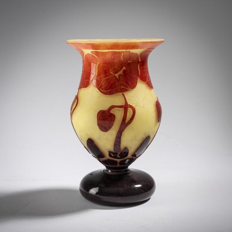 Hauptbild zu Objekt, Vase 'Pavots', 1923-26, Schneider, Epinay-sur-Seine, 165B 211